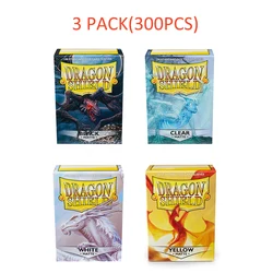 3 Pack Dragon Shield Card Sleeves 66x91mm Multiple Colors Matte Card Cover Board Games Card Case