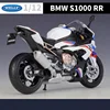 WELLY 1:12 BMW S1000RR Alloy Sports Motorcycle Model Diecast Metal Toy Street Racing Motorcycle Model Collection Childrens Gifts 5