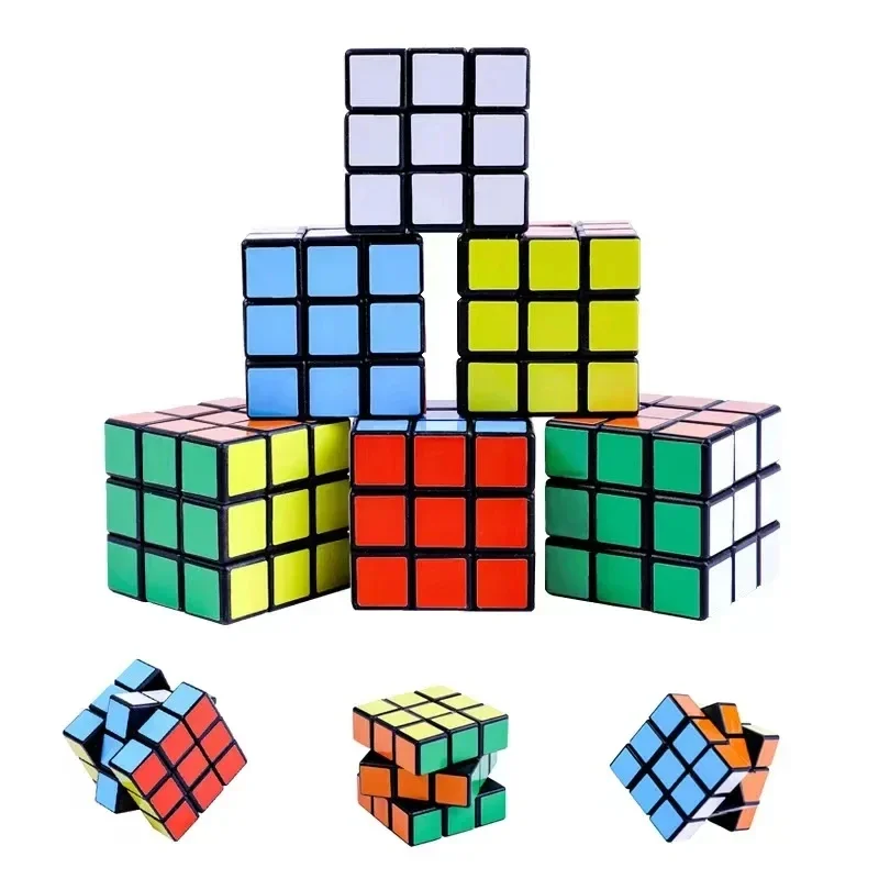 Magic Cube Toys 12Pcs 3cm Mini for children Educational Kindergarten Prize Kids Birthday Party Favors Goodie Bag Pinata Fillers