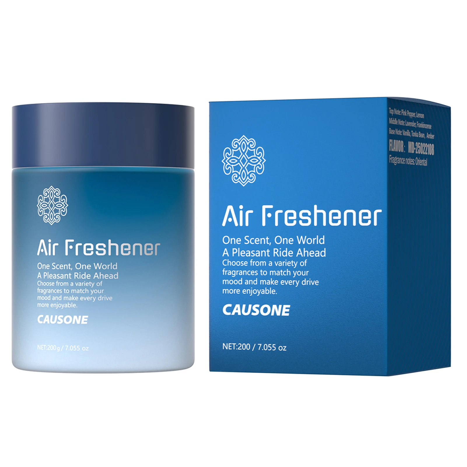 Aromatherapy Car Air Freshener with Lasting Fragrance - Solid Diffuser and Deodorizing Balm