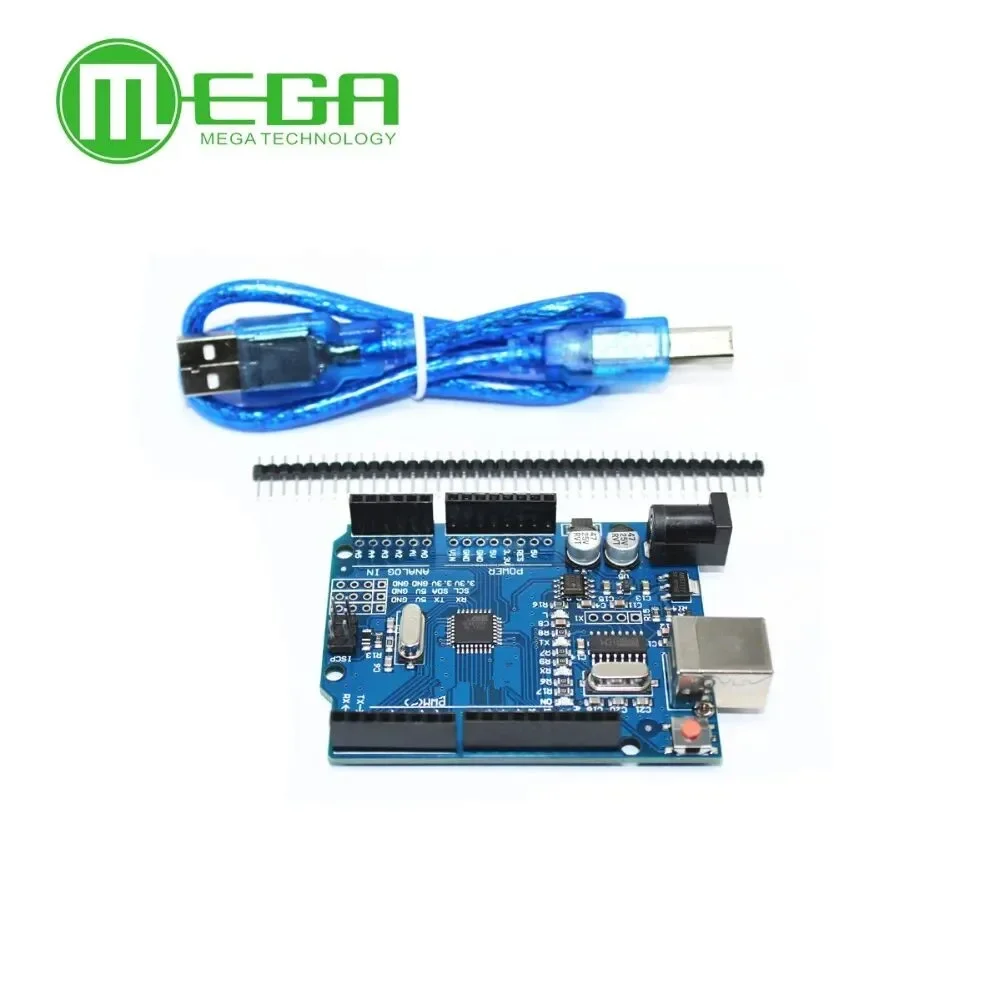 Новый UNO R3 MEGA328P CH340 с usb-кабелем