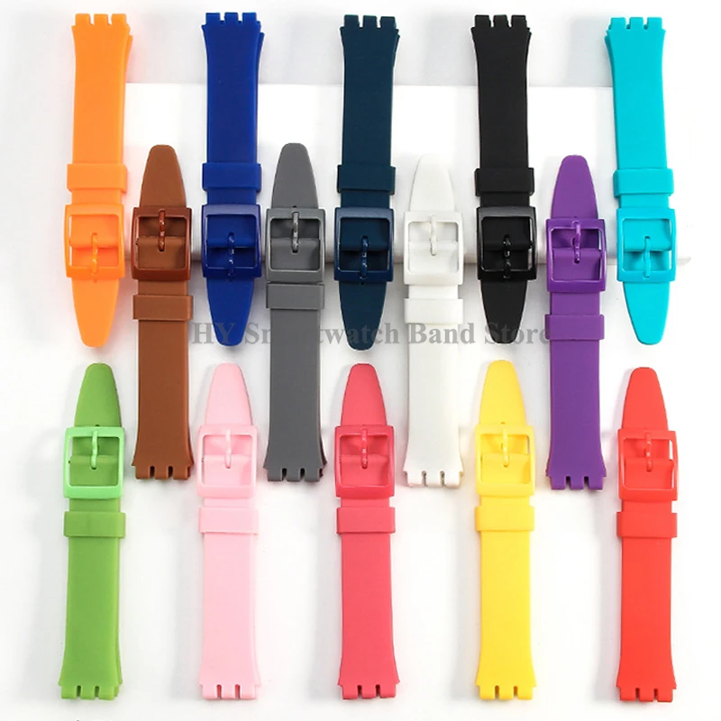 Colorful Silicone Watch Band Replacement - Rubber Wrist Strap