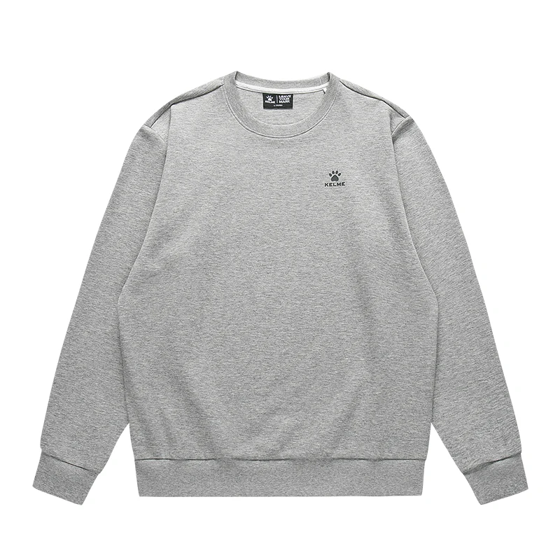 Kelme Men's Round Neck Sweater Sports Casual Knitted Pants Running Fitness Football Basketball Sports Set
