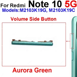 Volume and Power Side Button Replacement - Repair Spare Part (Note 10 5G - Green)