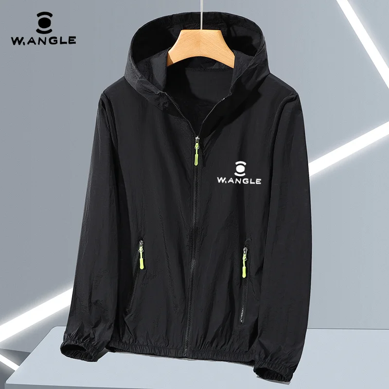 WANGLE Golf Top 2024 Summer New Men's and Women's Sun Protection and UV Protection Hoodie Leisure Outdoor Sports Golf Jacket