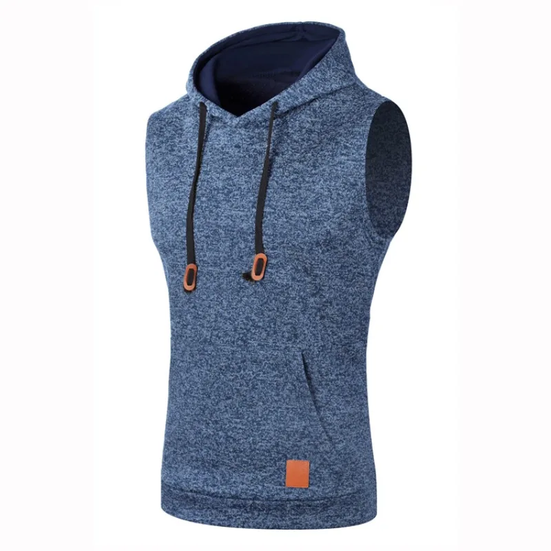 Animal Game Mens Sleeveless Jacket Vests Lightweight Slim Fit Hooded Sweatshirt Casual Hoodies Work Coats Tank Top Tracksuit Men