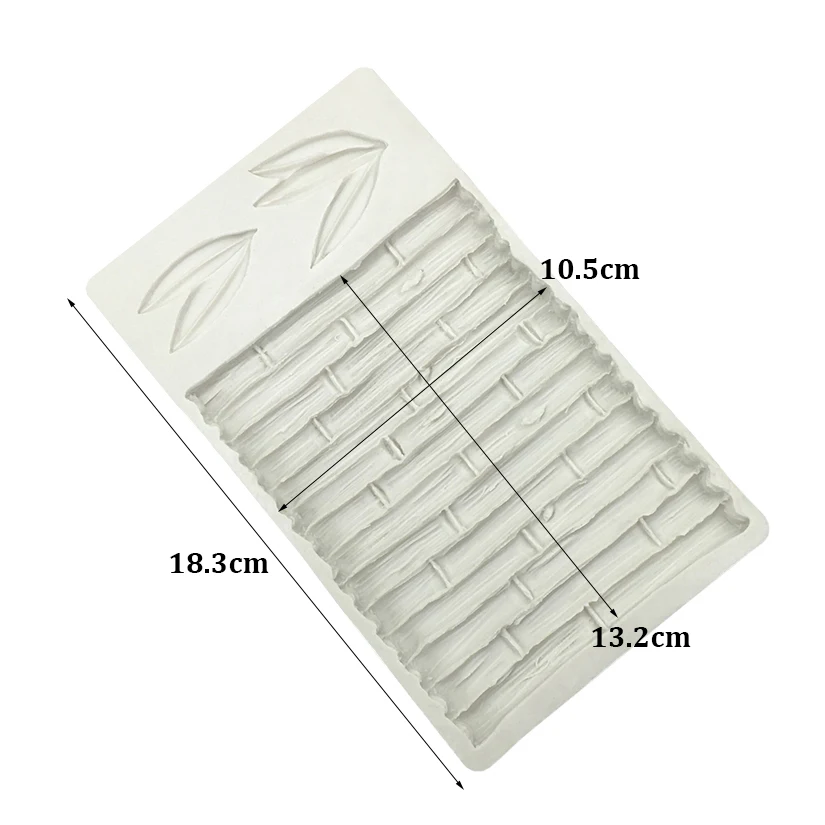Silicone Bamboo Shapes Mold – Fondant, Cake, Chocolate, Candy, and Jello Decorating Too... - SKU SMD01117 - UGI Packaging