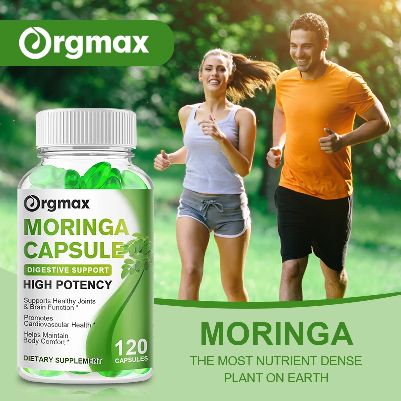 500mg kapsułka z olejem z nasion Moringa, wiele witamin i suplement aminokwasowy, wspomaga mózg, sen, suplement diety odżywiania immunologicznego