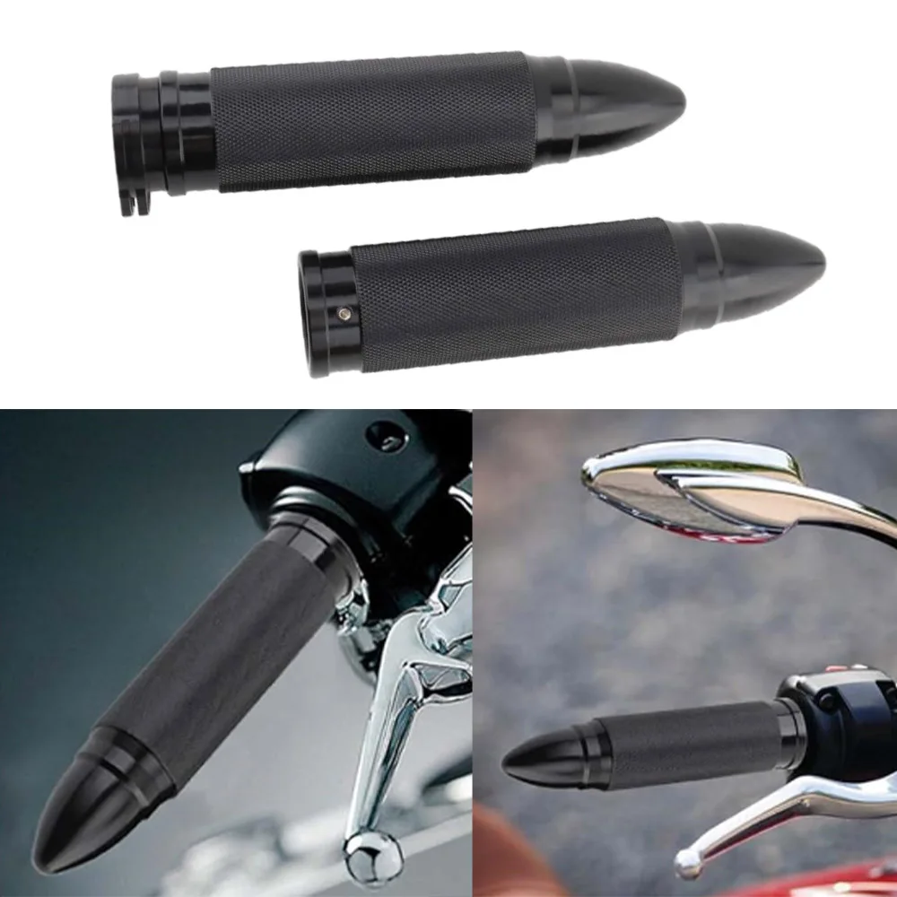 2 Pz Cnc Moto 1 ''25Mm Manubrio Impugnatura Per Harley V-Rod Vrsc 2002-2017 Sportster Xl 883 1200 1996-Later