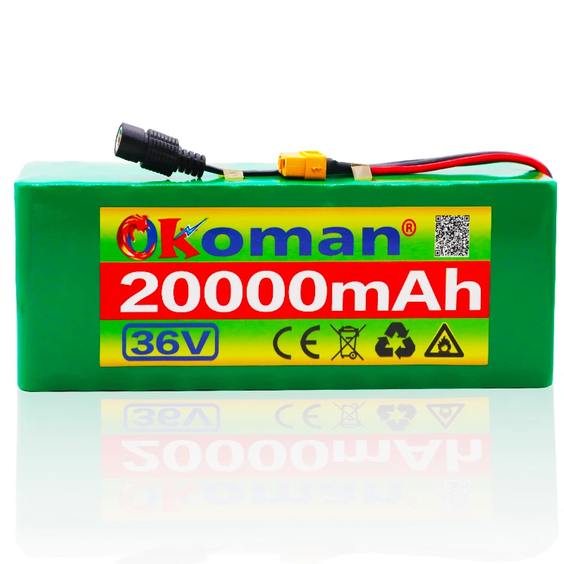 36V 20AH Electric Bike Battery 20A BMS Lithium Battery Pack 36 Volt