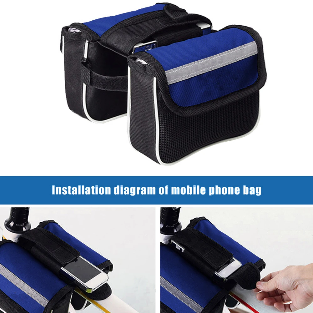 Panier-sacoche vélo,B-Soul-Sac étanche pour cadre de VTT,tube avant