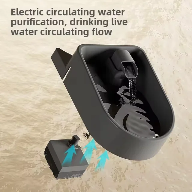 2-in-1 Pet Automatic Feeder Dog Cat Drinking Fountain Water Dispenser Food Bowl Pet Supplies For Dogs Cats 4