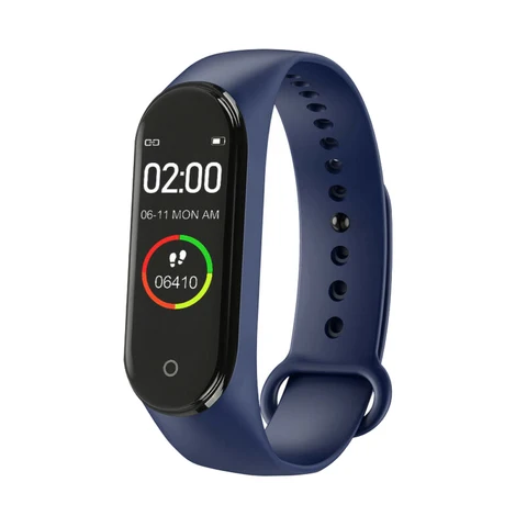 Smart Band Heart Rate Blood Pressure Monitor Sport Watch Men Women Bracelet Digital Watches Waterproof Fitness Tracker M4