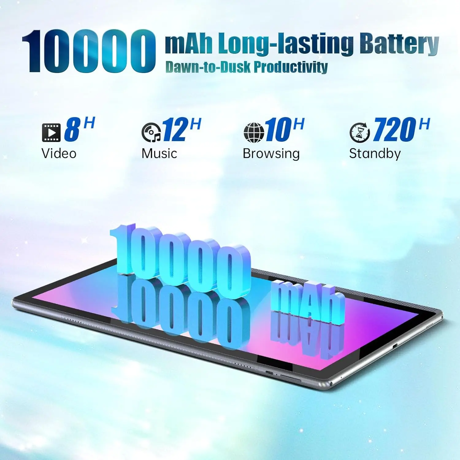 Super Large Screen 14.1 inch tablet Pc New Android 12 Phone Call Google Market GPS 5G WiFi FM Bluetooth 10000mAh 12GB+256GB Tab 4