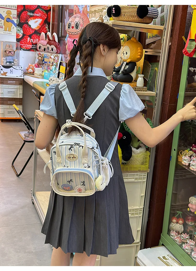 Kawaii Pastel Grid Harajuku Ita Tote Bag