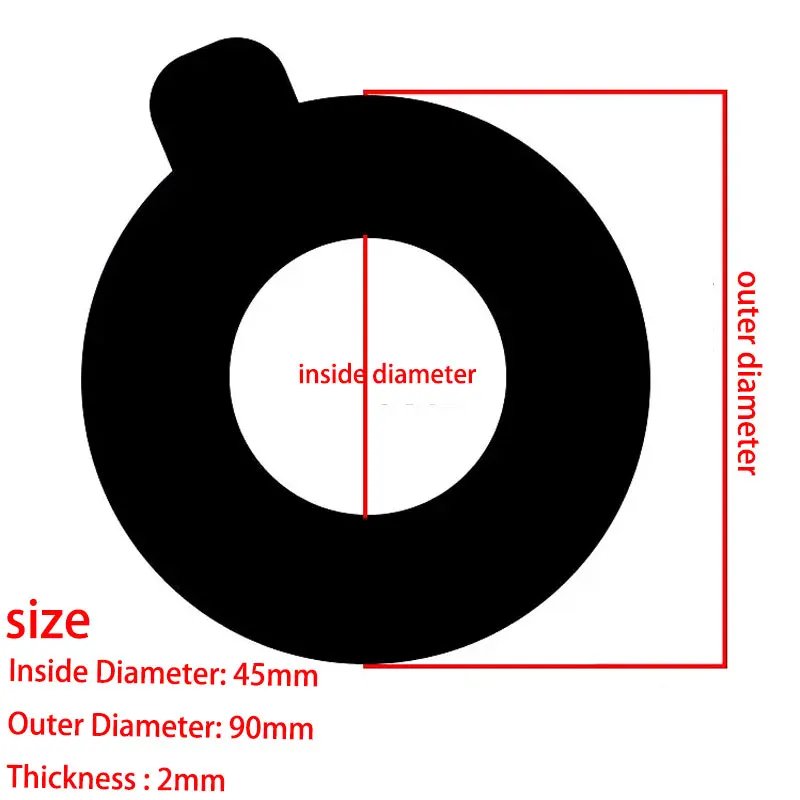 10 pcs 45MM Excavator Bucket Pin Shim Kit for Excavator and Skid Steer Fit for Cat Bobcat Kubota Komatsu, 2mm 1mm Thickness