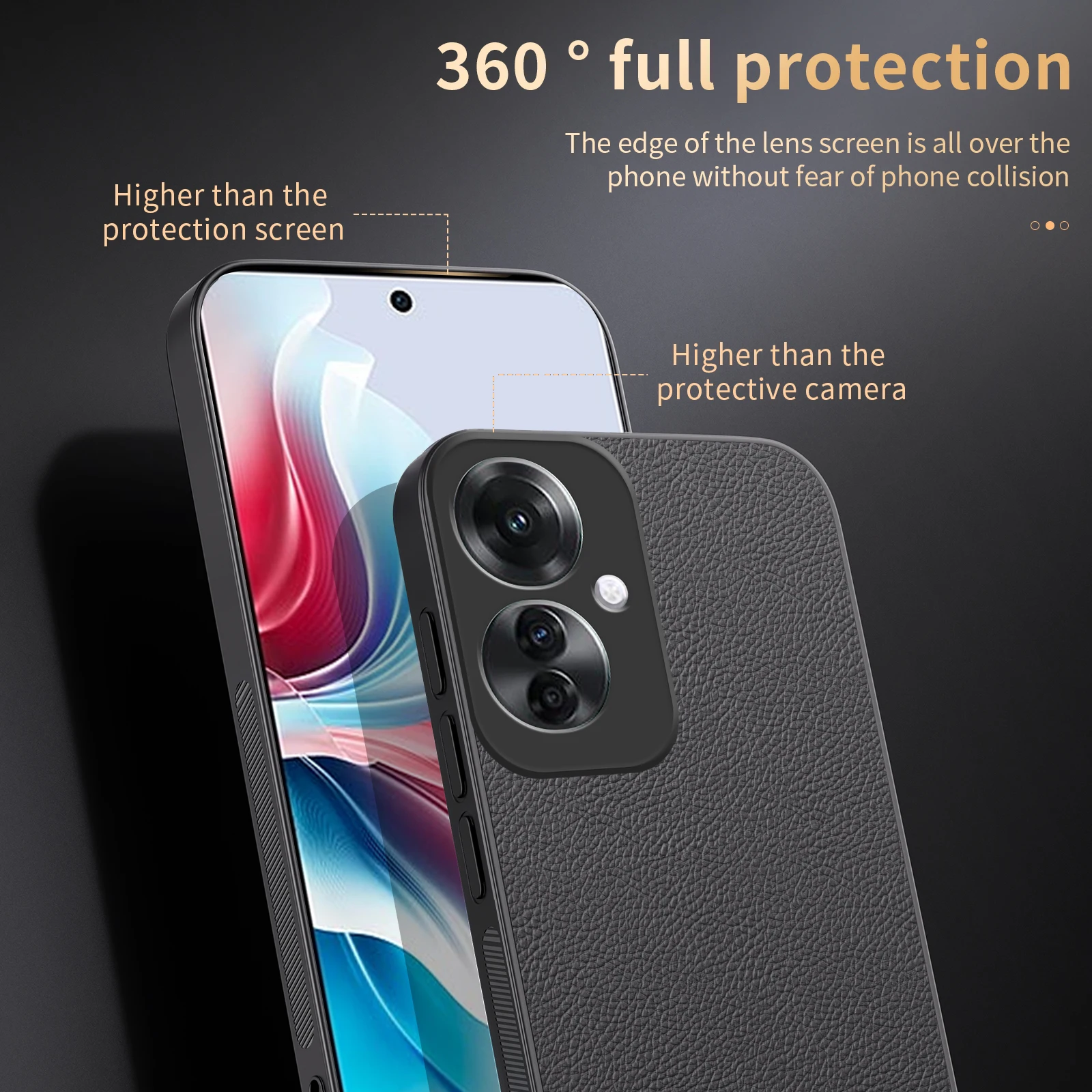 Leather Magnetic Shockproof Protective Case