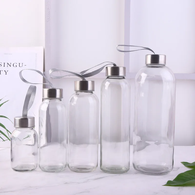500ml glass Sports Water bottle portable transparent 300ml 420ml water cup advertising glass Drinking Plastic Water bottle cup water bottle sports water bottle glass bottle