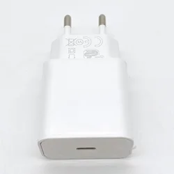 18W USB - C Fast Charger with EU Plug and Type - C Cable - Only EU Charger