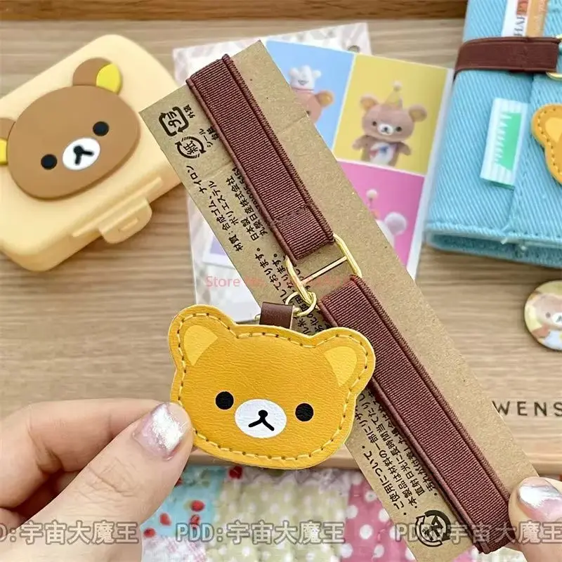 Rilakkuma Notebook Strap Bookmark Relaxbear Diary Decoration Good Look Creative Gift Elastic Bandage Ins New Popular Friend Gift