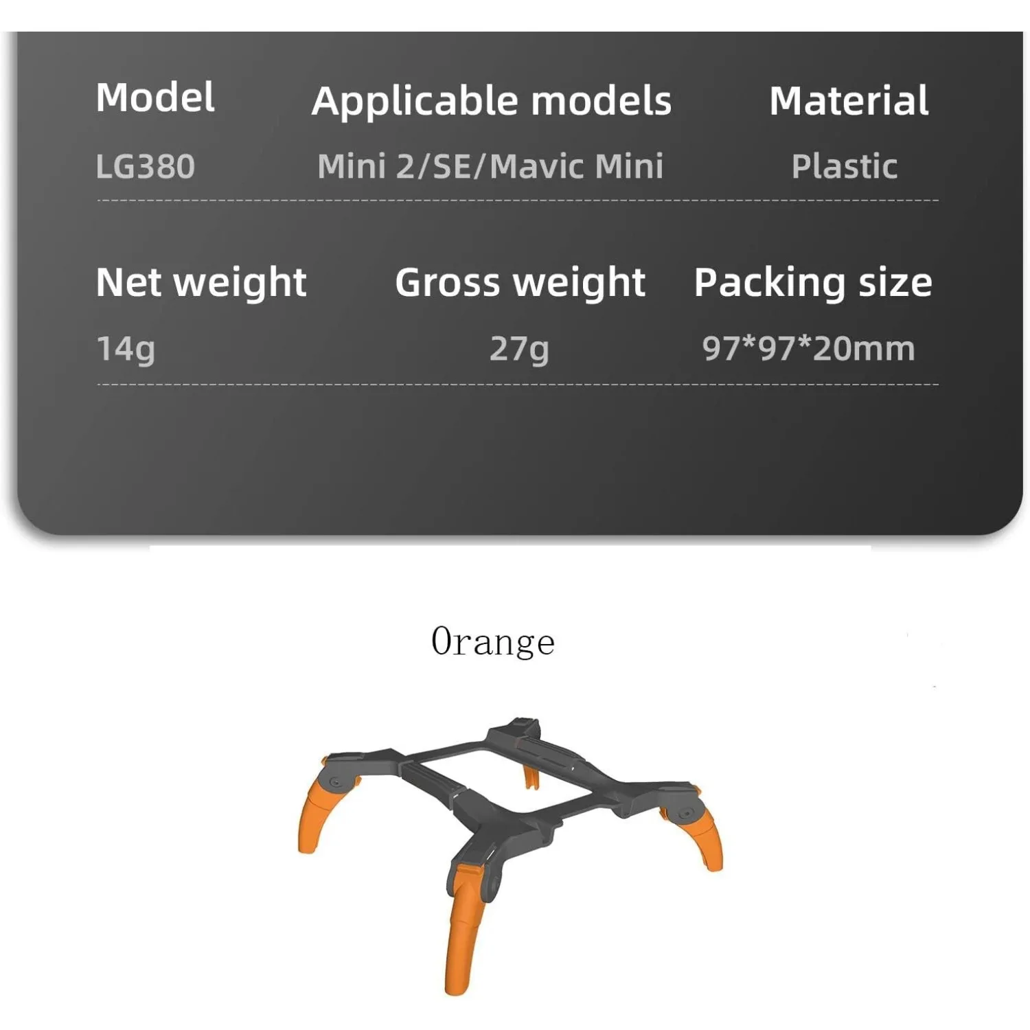 랜딩 기어 퀵 릴리스 프로텍터 높이 연장 장치 드론 액세서리용 DJI MINI 2 SE 부품과 호환 가능