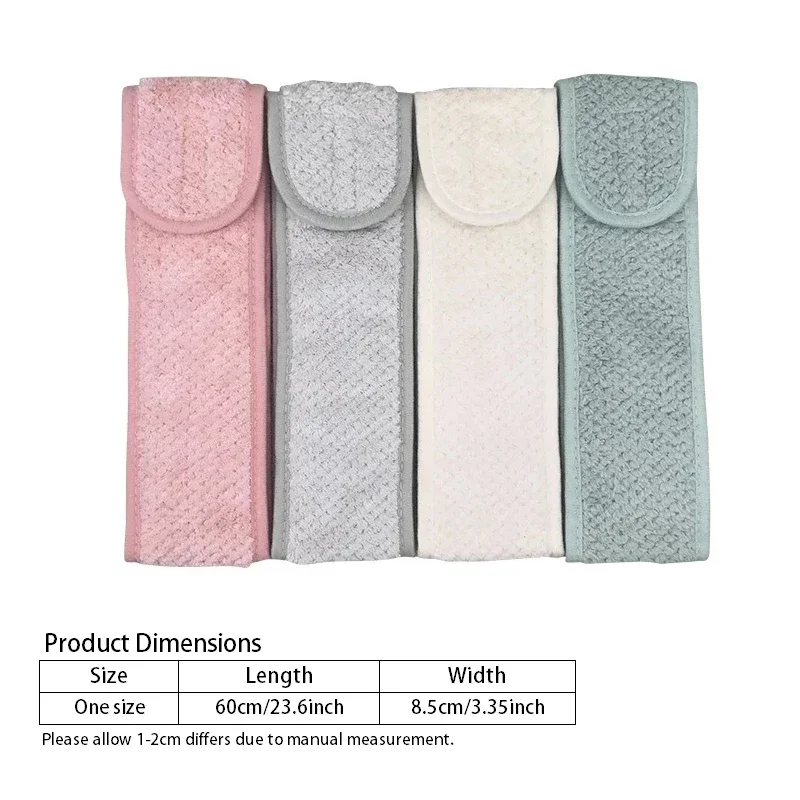 Adjustable Wide Make Up Accessories Hairband Non Slip Yoga Spa Bath Shower Makeup Wash Face Cosmetic Headband Women