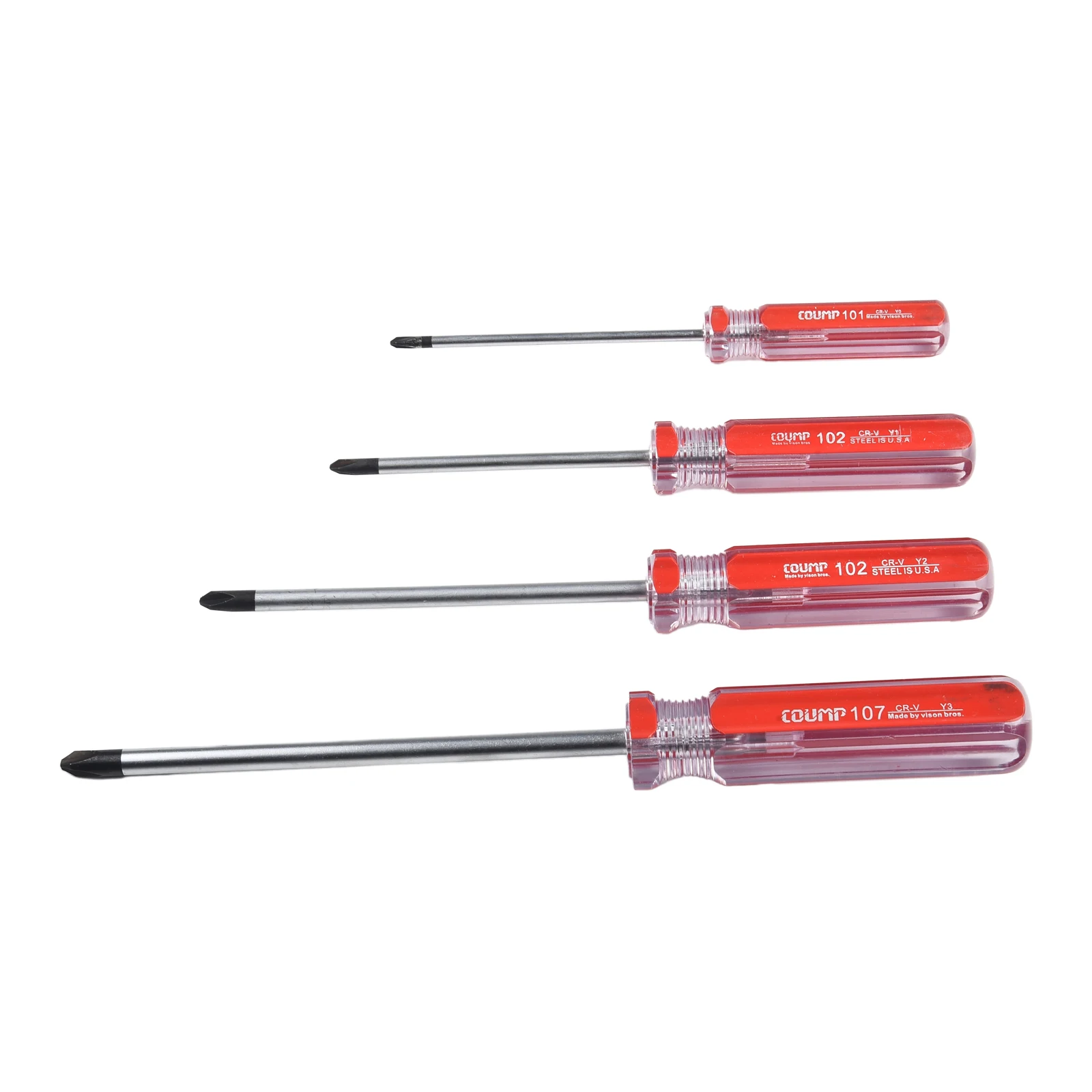 4-teiliges Y-förmiges Schraubendreher-Set, rutschfest, starker magnetischer Tri-Wing-Schraubendreher Y0 Y1 Y2 Y3 für Möbelreparatur-Handwerkzeuge – Detail 4