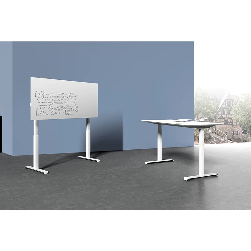 

Factory Automatic Office Executive Workstation Electric Laptop Computer Stand Height Adjustable Lift Standing Table Desk