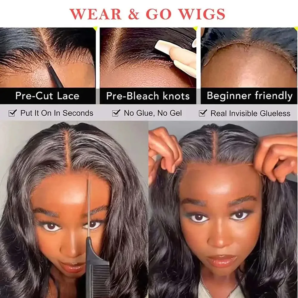 250 Density Loose Deep Wig 13x6 HD Lace Front Wig Glueless Wig Human Hair Wear and Go 6X6 Lace Closure Wig 13x4 Lace Frontal Wig
