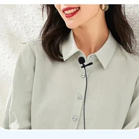 3.5mm Mini Microphone For PC Laptops Type C Lapel Clip-on Microphone For Smart phone USB Professional Micro Mic For DSLR Camera 2