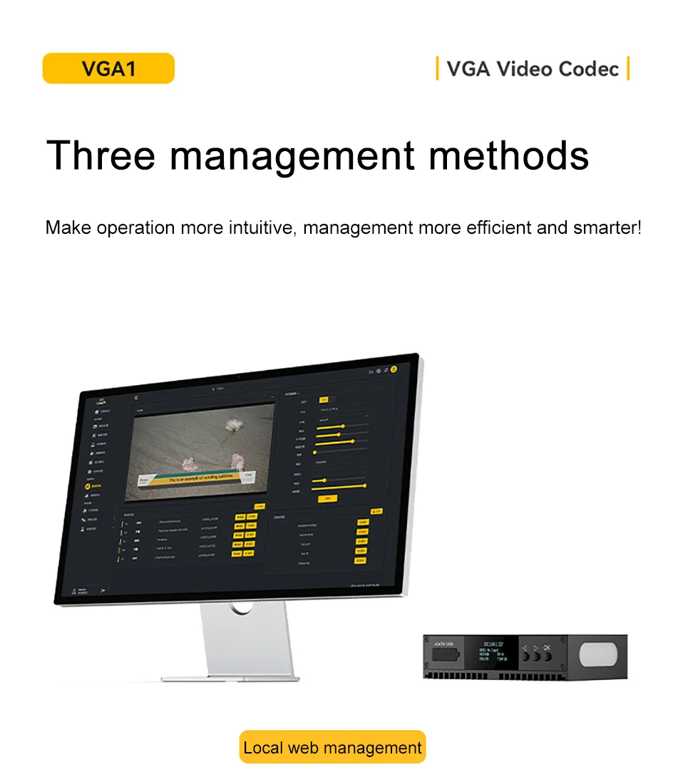 LinkPi 1-channel VGA Capture Decoder VGA1 HD Encoder H265 Multi-platform Live Bo