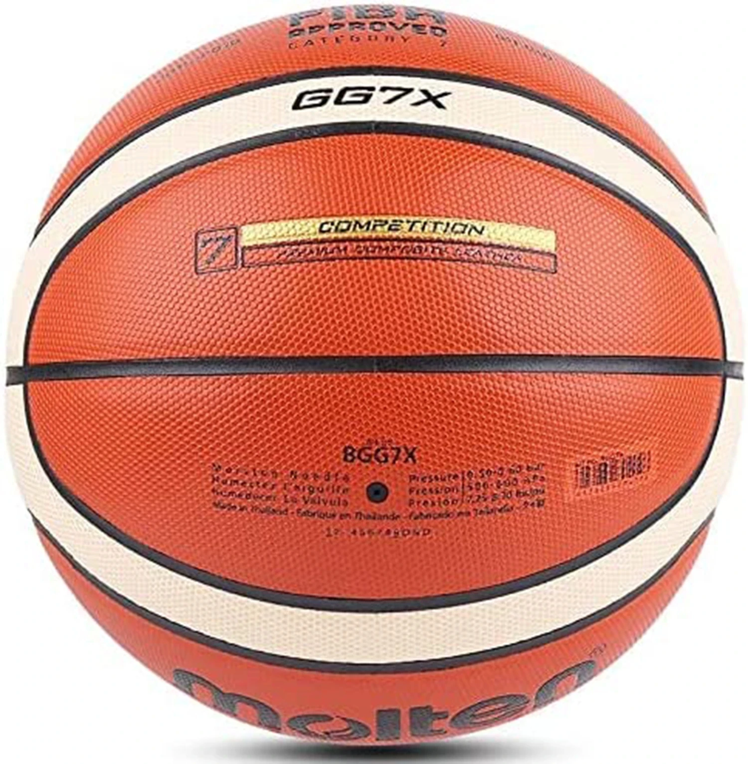 Basket-ball fondu taille Standard 7 matériau PU souple balle