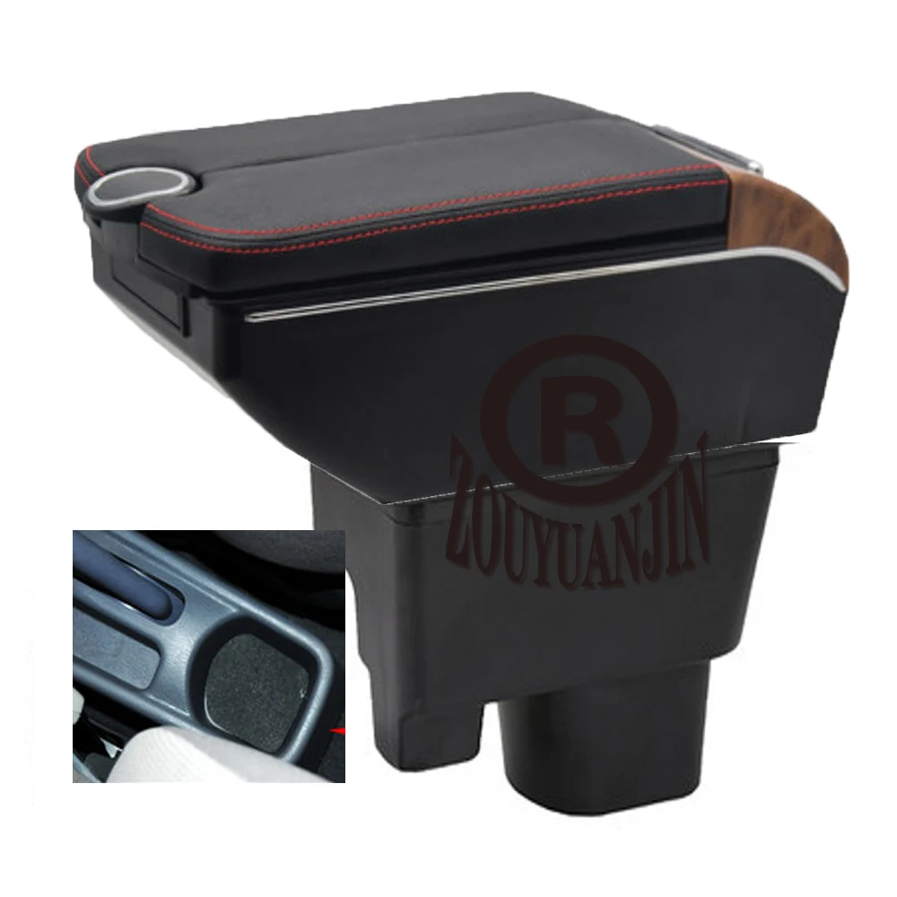 

For Geely MK Armrest Box Center Console Storage Elbow Rest Arm with Phone Charging USB Cup Holder