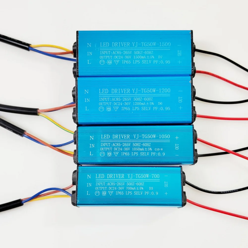 LEDDriver50W700MA1050MA1200MA1500MAPowerSupplyFloodlightLEDDriverlightTransformer