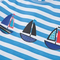 Boy Baby two pieces boat Surfing Wear Swimming Suit Infant Toddler Swimwear Kids Sunscreen Beach Bathing Suit 5