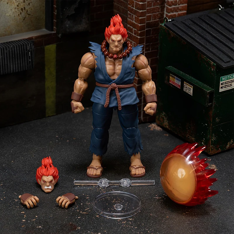 Jada Toys Street Fighter Series 1/12 Gouki Action Figure Model Doll Digital Garage Kit