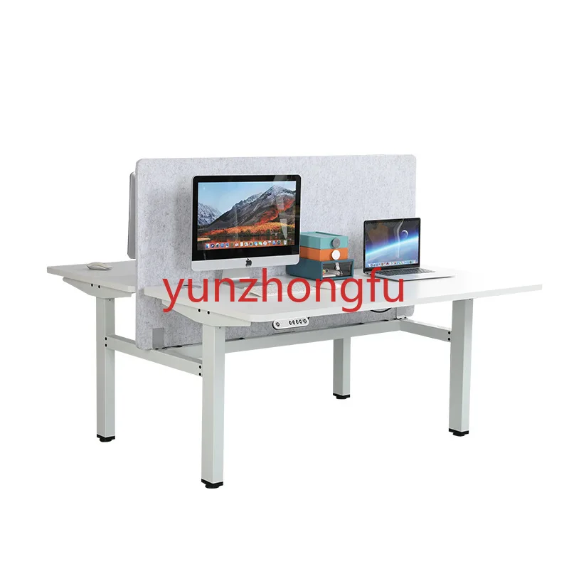 

Double-Seat Desk Electric Lifting Table Screen Independent Height Adjustment