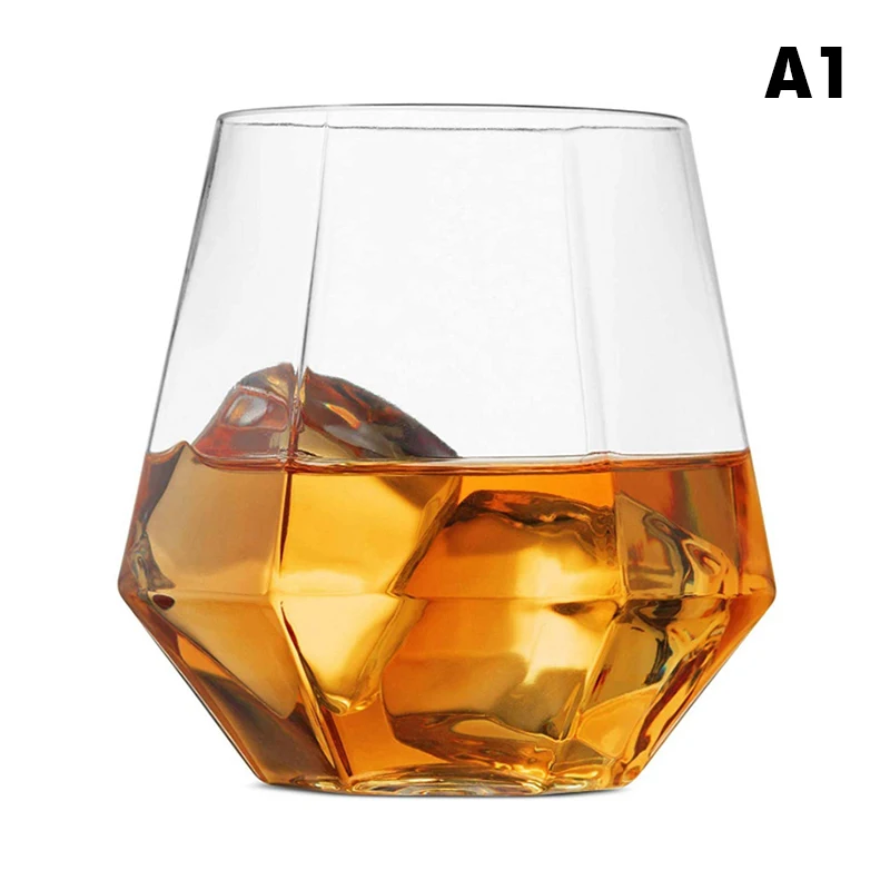 Wine Cup Wine Glass Spirits Cup Drinking Glasses 1/4Pcs 0.5 ounce heavy duty shot acrylic glasses machine made lead free acrylic glass liquor glass Transparent wine