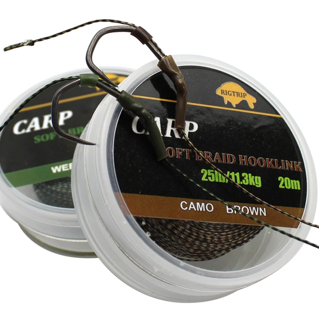 Stren Braid Fishing Linestren Braided Carp Fishing Line 20m - Soft  Hooklink For Hair Rig
