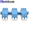 Fiber optical Flange Coupler LC-LC Duplex Coupler Connector Single Mode Plastic duplex optical fiber adapter LC UPC 4