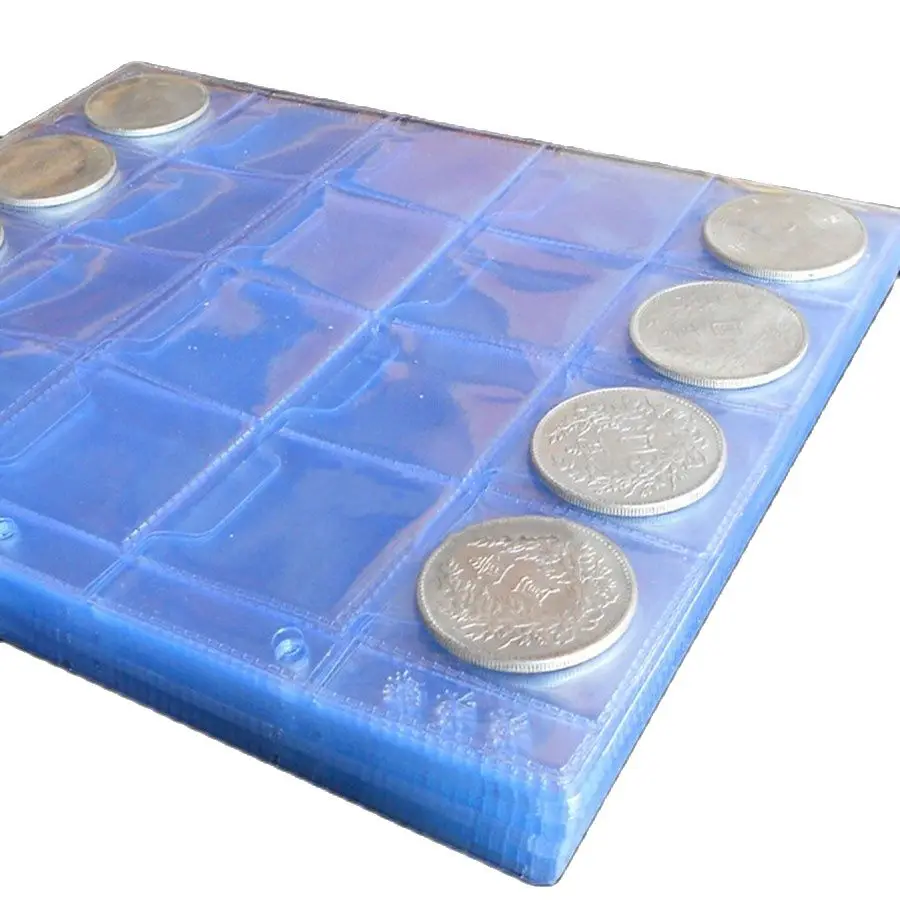 Coin Album Pages 200 Pockets 5/10 PCS Lot Coin tokens Commemorative Medallions Badges Collection Diameter 43mm coins collection album,coin collection album,coin stamp holders