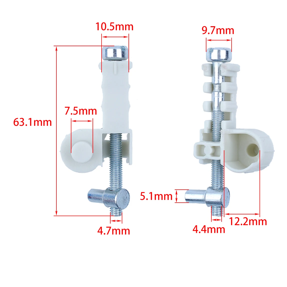 ABZEKH 2X Tendicatena Vite di Regolazione for Motosega Stihl 017 018 MS170 MS180 MS 170 180 Sostituire 1120 664 1500/1123 664 1605 Prestazione