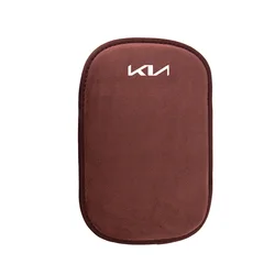 Enhanced Car Center Console Armrest Cushion Protective Mat (Brown New KIA)