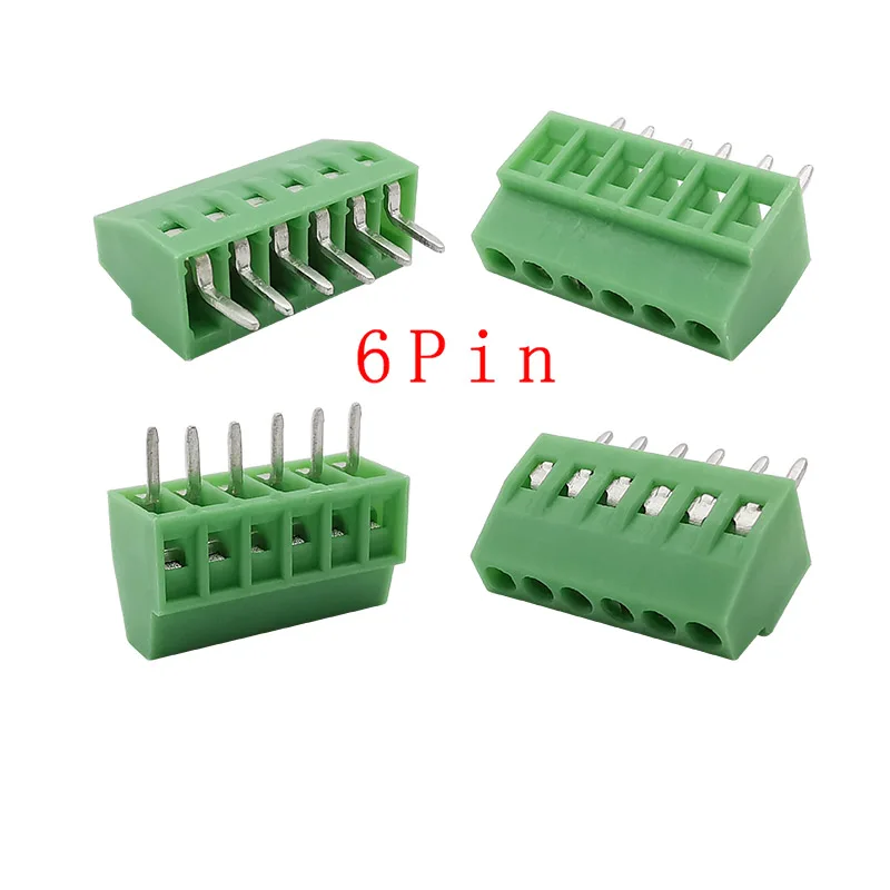 Mini PCB Screw Terminal Block Connector, 2.54mm Pitch, 5/10pcs Set