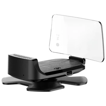 Display Head-Up per Auto con Schermo LED e Telecomando, Proiettore di Velocità di Guida a Mani Libere