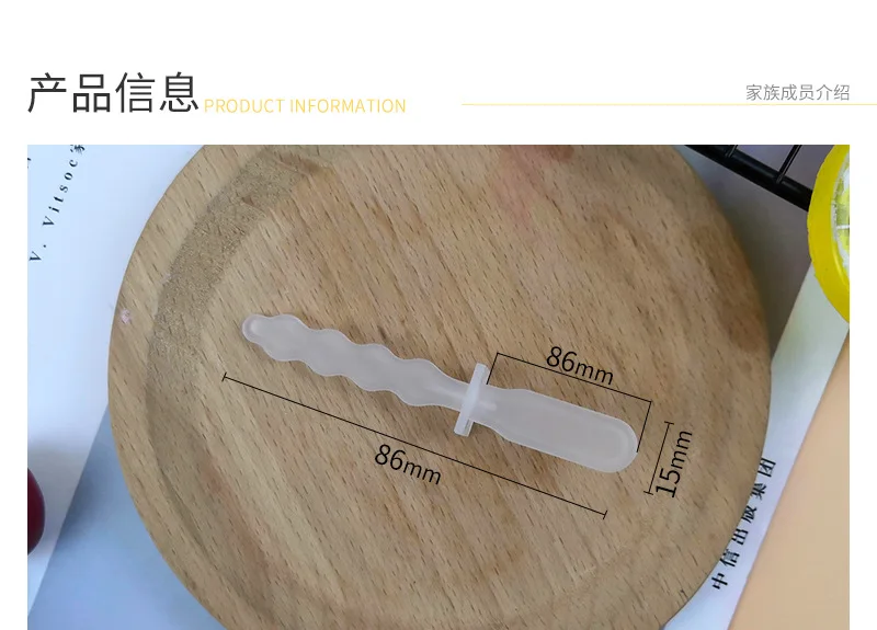 Description Picture 2 of item20/50pcs Reusable Ice Cream Sticks Silicone Popsicle Sticks DIY Crafts Creamsicle Cakesicle Cake Candy Pop Sticks Ice Lollies