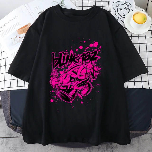 Punk Band Blink-182 Rock Music T MEN Manga/Comic 100% Cotton High Quality Tshirts Handsome Slight Strech - AliExpress
