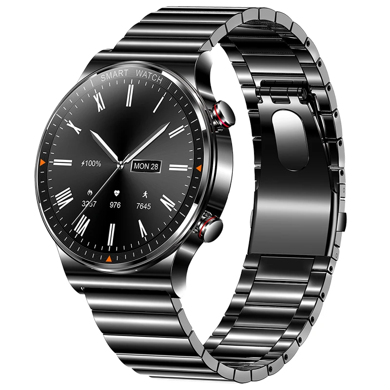 2022 New REX GT AMOLED Screen Smart Watch Men Always-on Display Music Playback Bluetooth Call Waterproof Heart Rate Smartwatch 