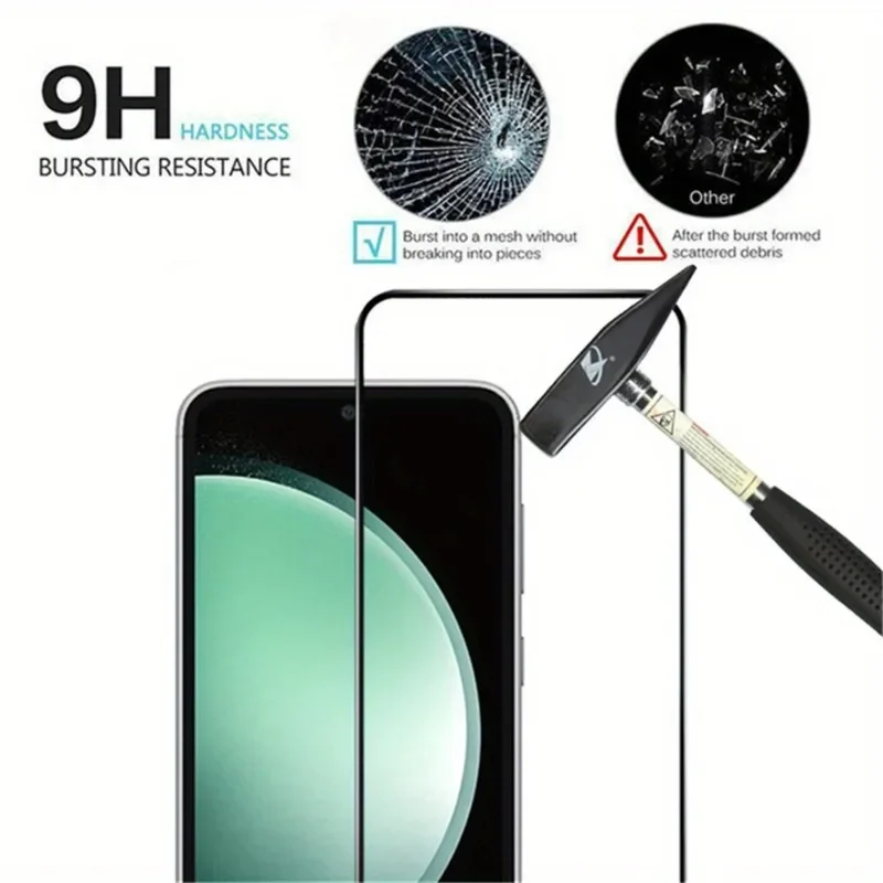 4-Pack HD Clear Full Screen Tempered Glass Protector - 9H Hardness