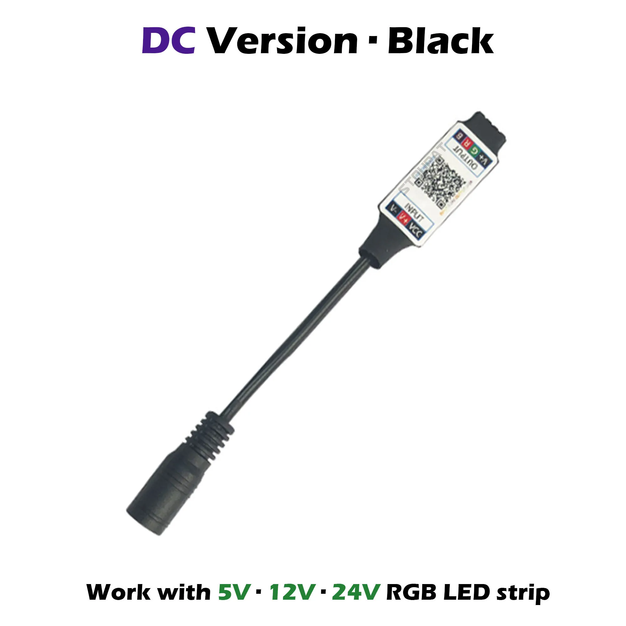 Bluetooth RGB LED Strip Controller DC 5-24V – APP Control, Mini Size, 3528 5050